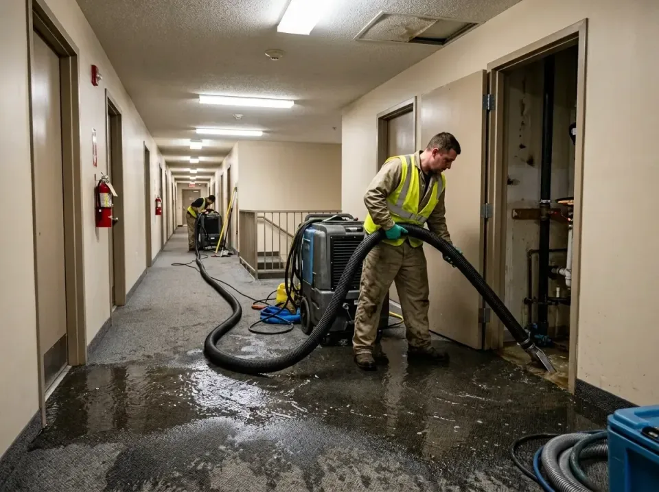 multi-unit-apartment-hallway-f-005 — frequently asked questions, Emergency Burst Pipe Water Extraction & Removal in Pleasant…